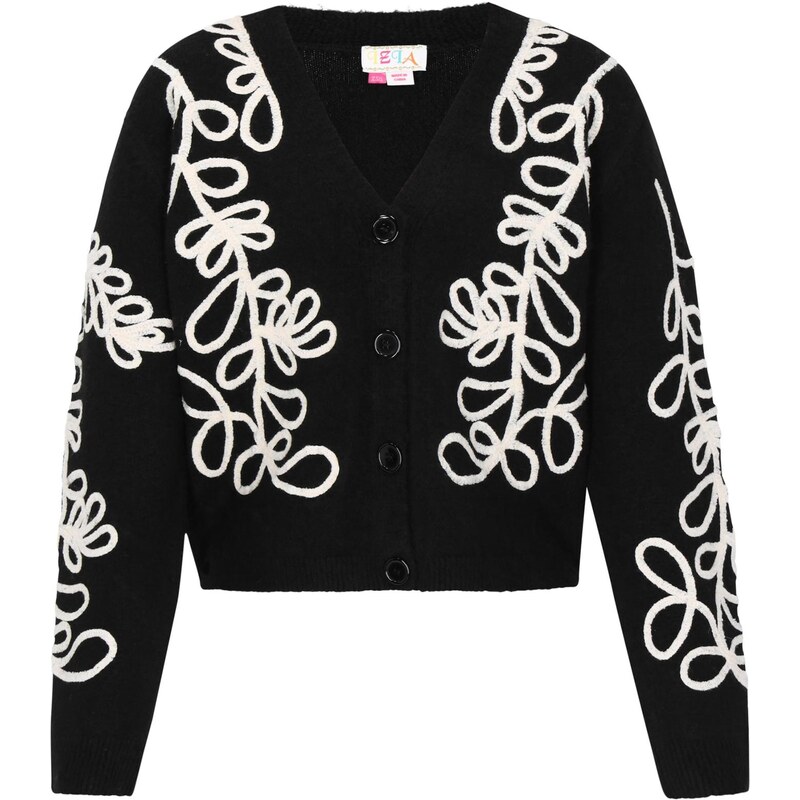 IZIA Kardigán čierna / biela 66446580