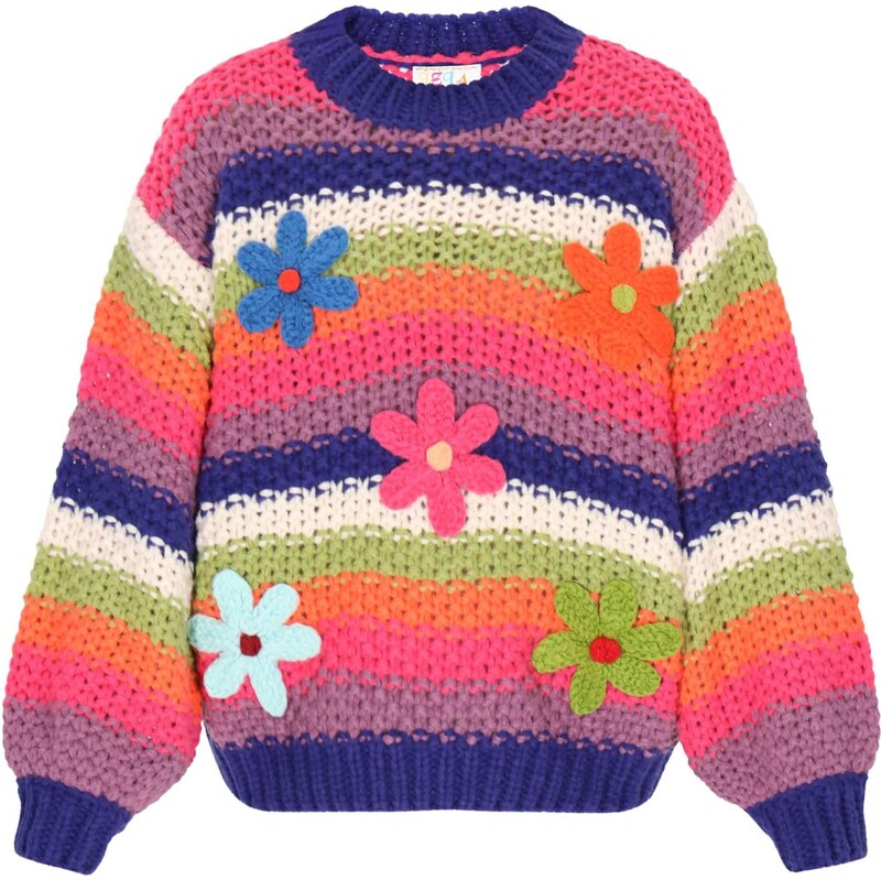 IZIA Oversize sveter Fashion Look zmiešané farby 66446653