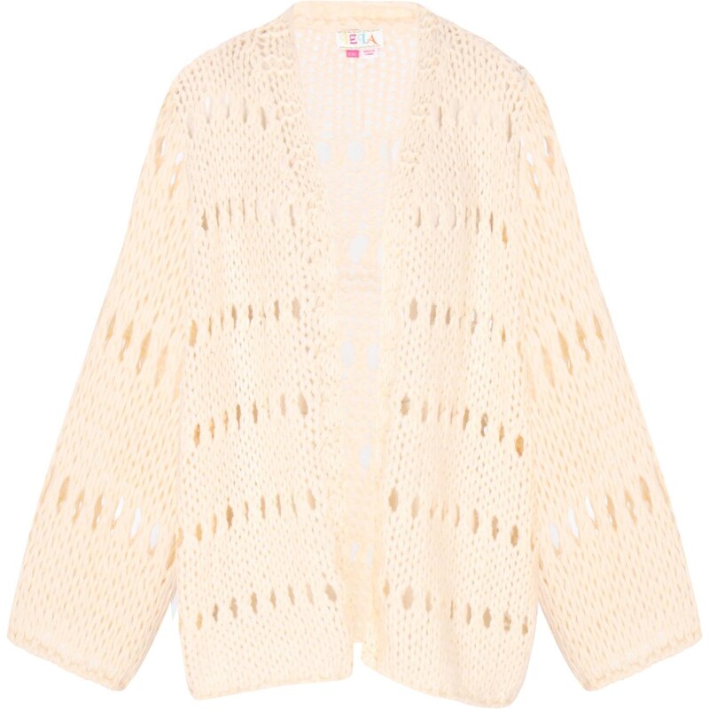 IZIA Oversize kardigán Boho béžová 66446642