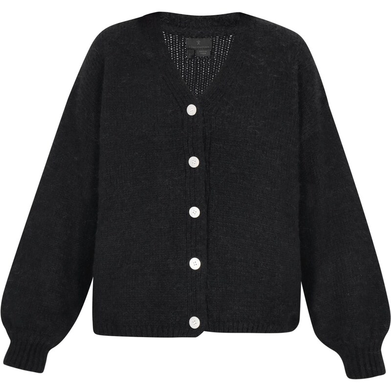 DreiMaster Klassik Oversize kardigán čierna 66446557