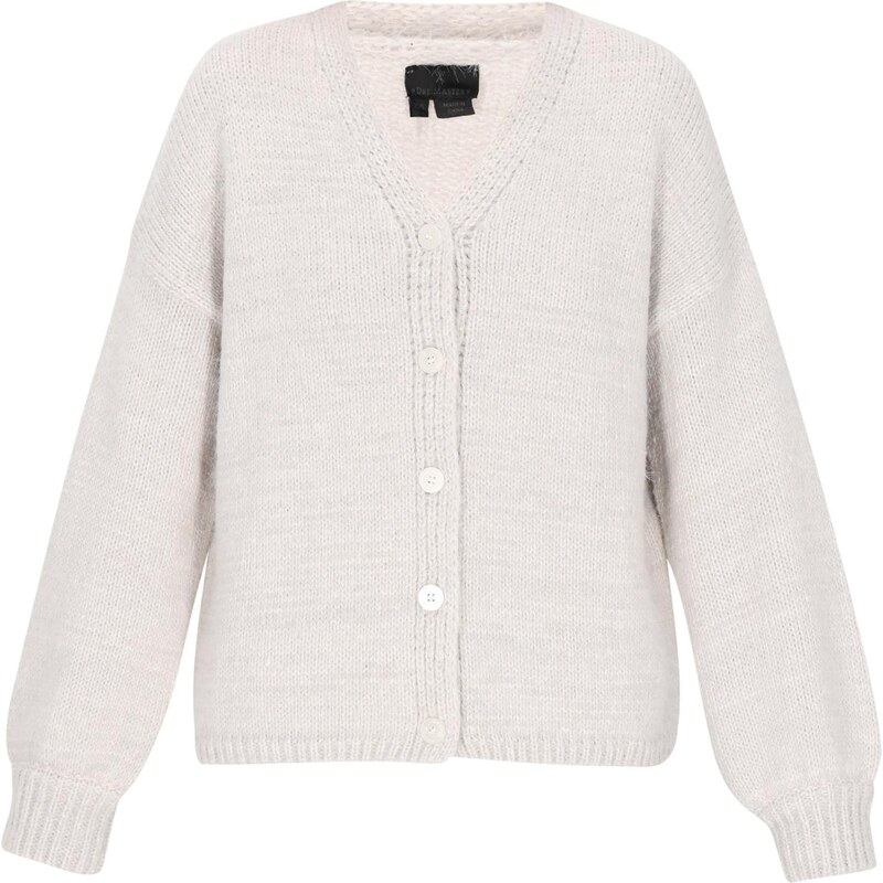 DreiMaster Klassik Oversize kardigán svetlosivá 66446559