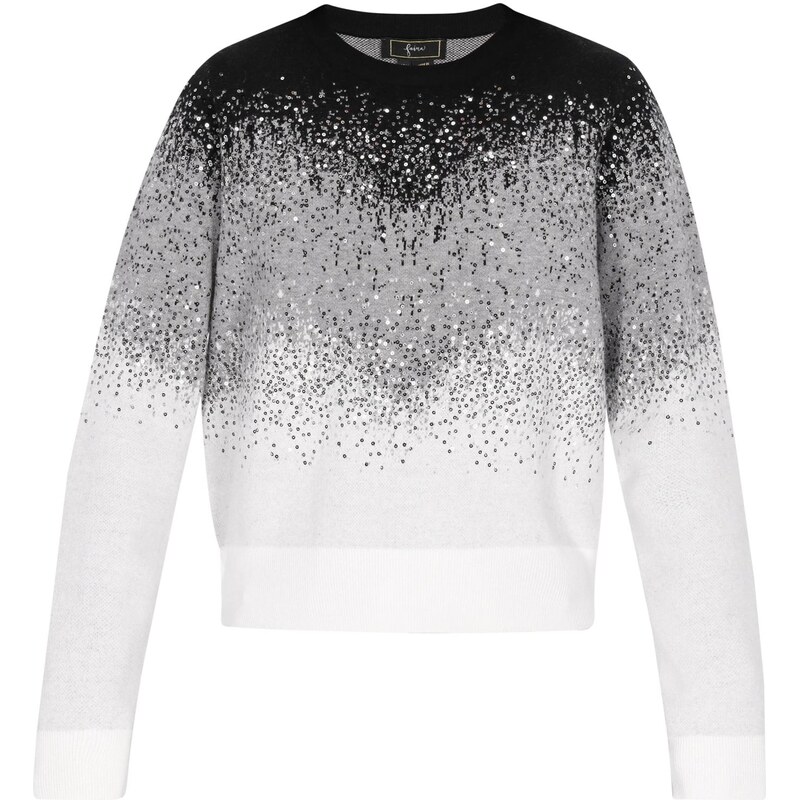 faina Sveter tmavosivá / čierna / biela 66446686