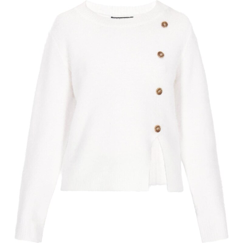 DreiMaster Vintage Sveter hnedá / šedobiela 66446737