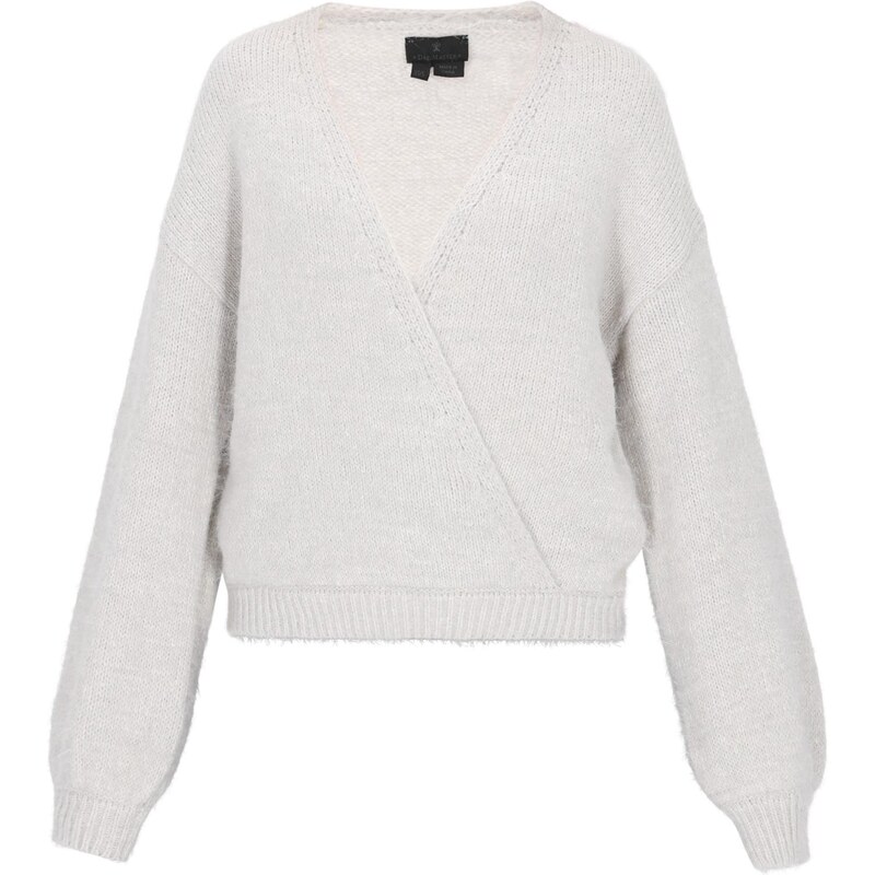 DreiMaster Klassik Oversize sveter sivá 66446738