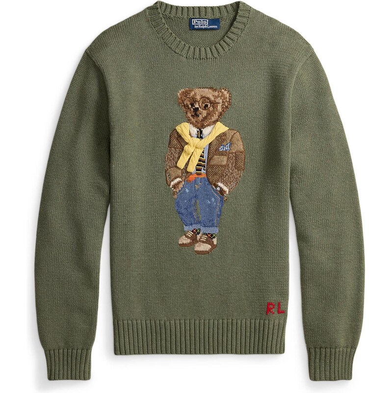 Polo Ralph Lauren Sveter modrá / hnedá / žltá / olivová 66446845