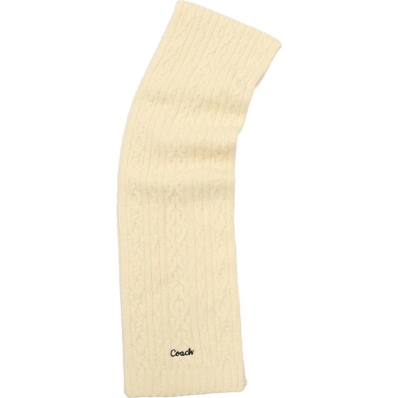 COACH Šál čierna / biela ako vlna 66446854