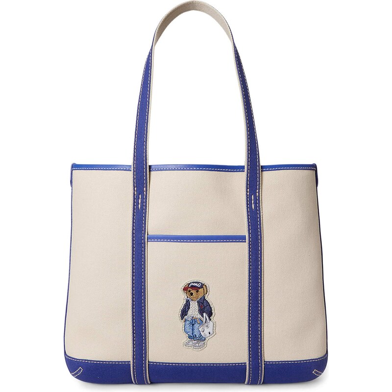 Polo Ralph Lauren Shopper SPRING BEAR nebielená / kobaltovomodrá 66447244