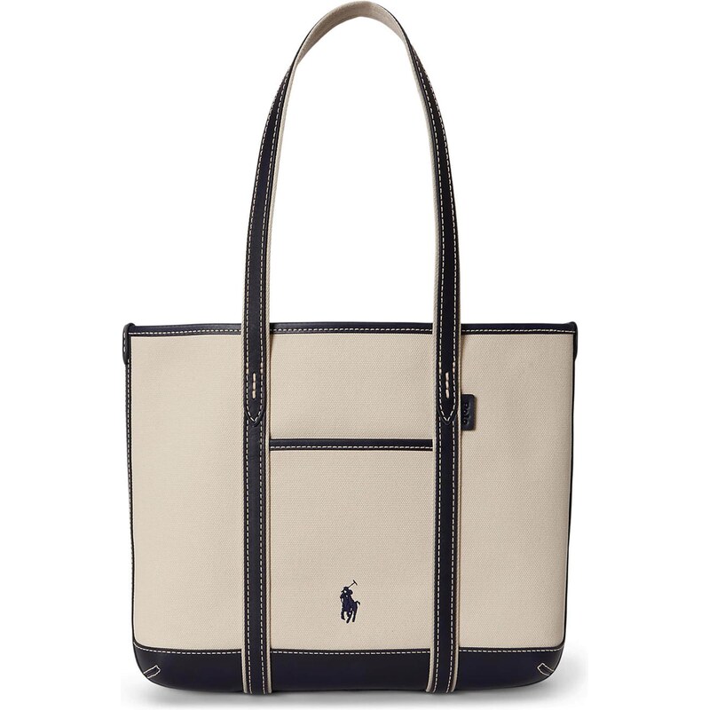 Polo Ralph Lauren Shopper krémová / tmavohnedá 66447255