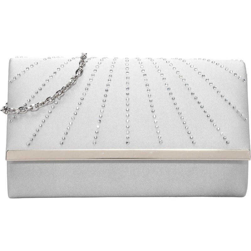 mascara Listová kabelka strieborná 66447341