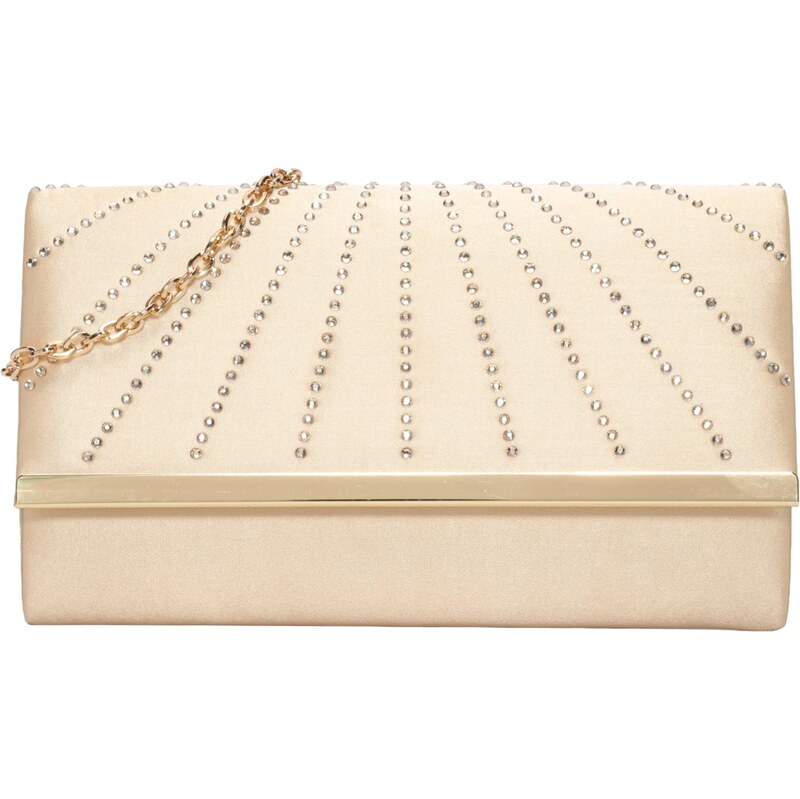 mascara Listová kabelka zlatá / priehľadná 66447330