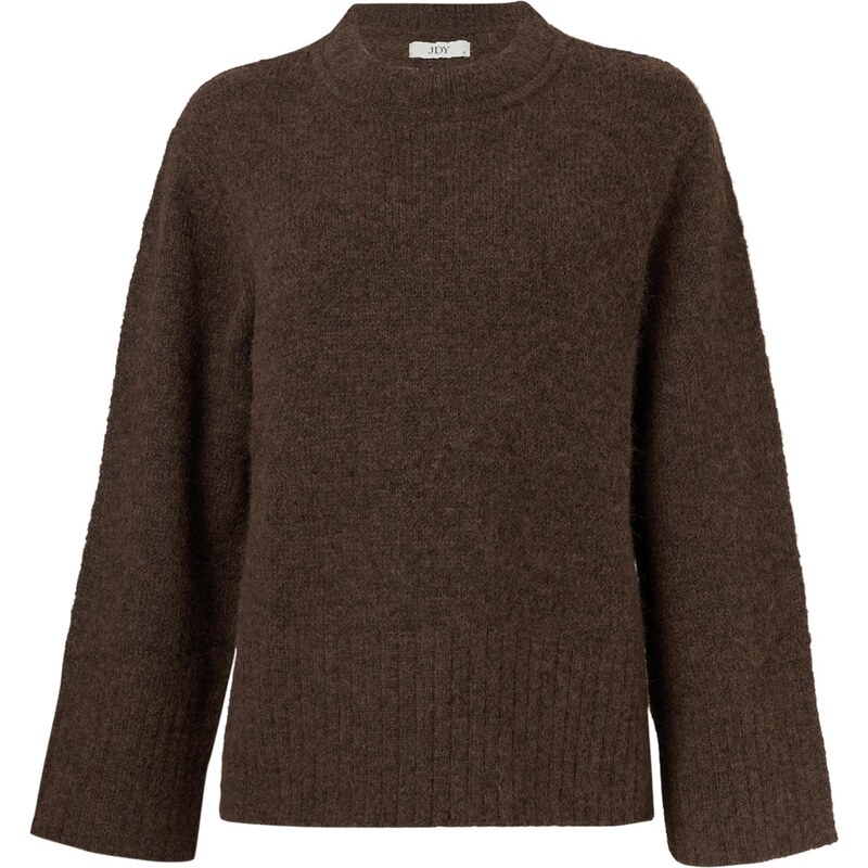 JDY Sveter JDYJOVIE tmavohnedá 66447445