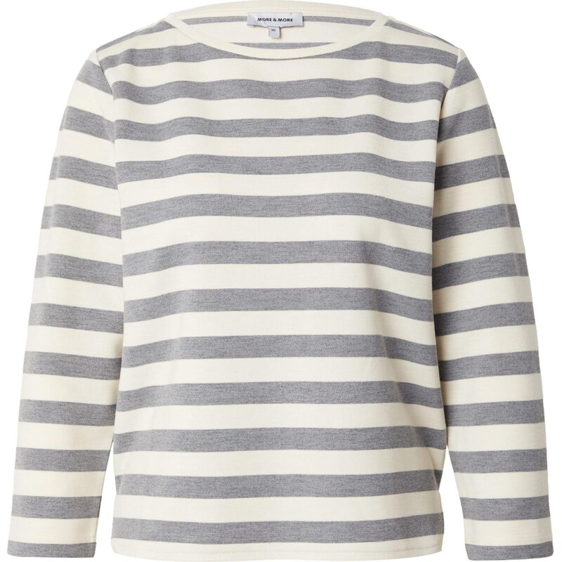 MORE & MORE Tričko krémová / sivá melírovaná 66447495