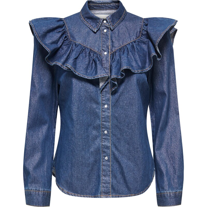 ONLY Blúzka ONLINDIGO modrá denim 66447639
