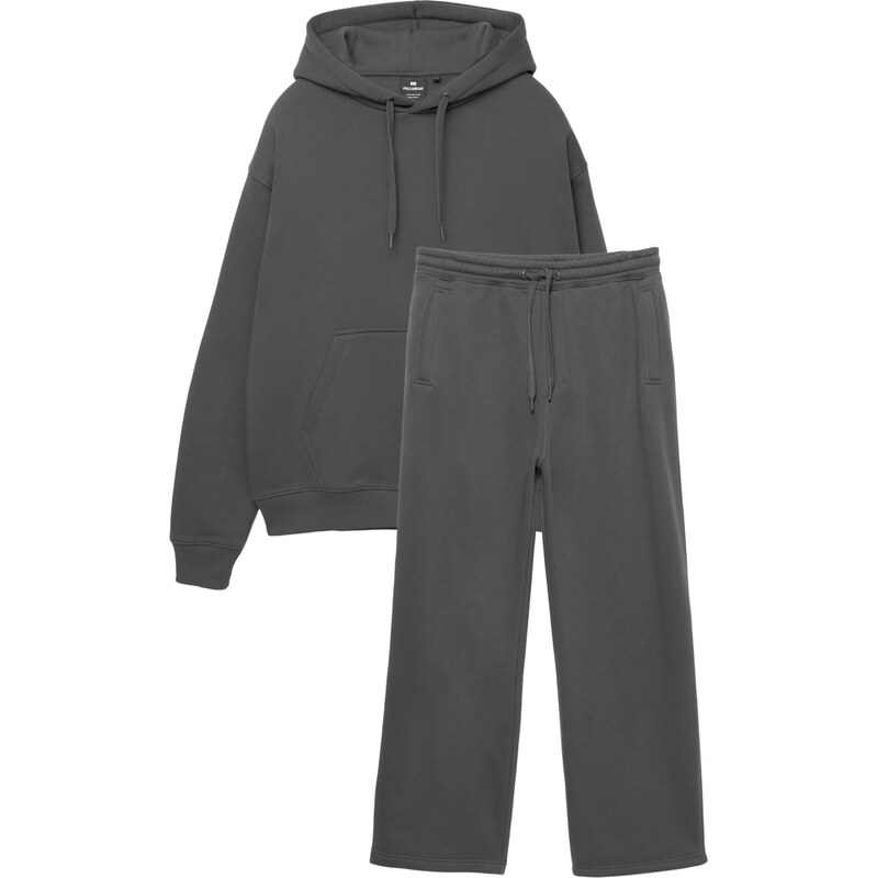 Pull&Bear Joggingová súprava sivá 66447632