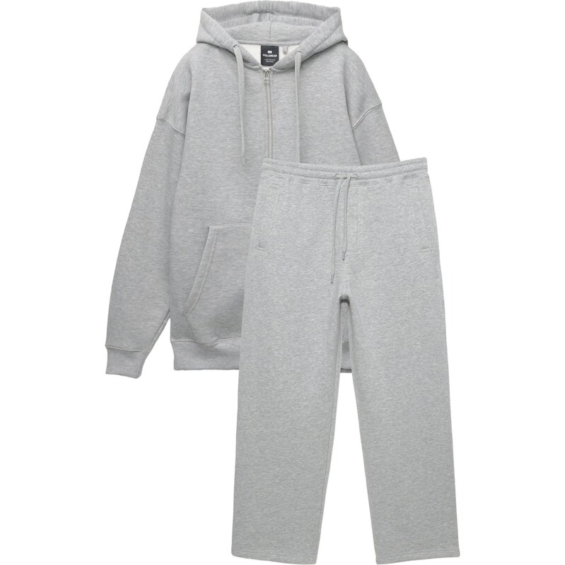 Pull&Bear Joggingová súprava sivá 66447647