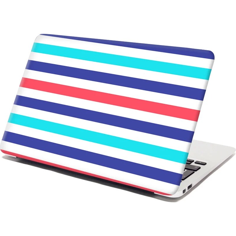 Sablio Samolepka na notebook Farebné veselé pruhy 65100896