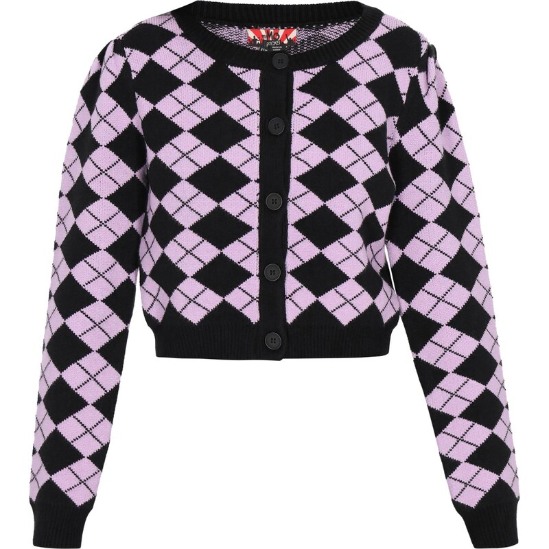 myMo ROCKS Kardigán orgovánová / čierna 66446368