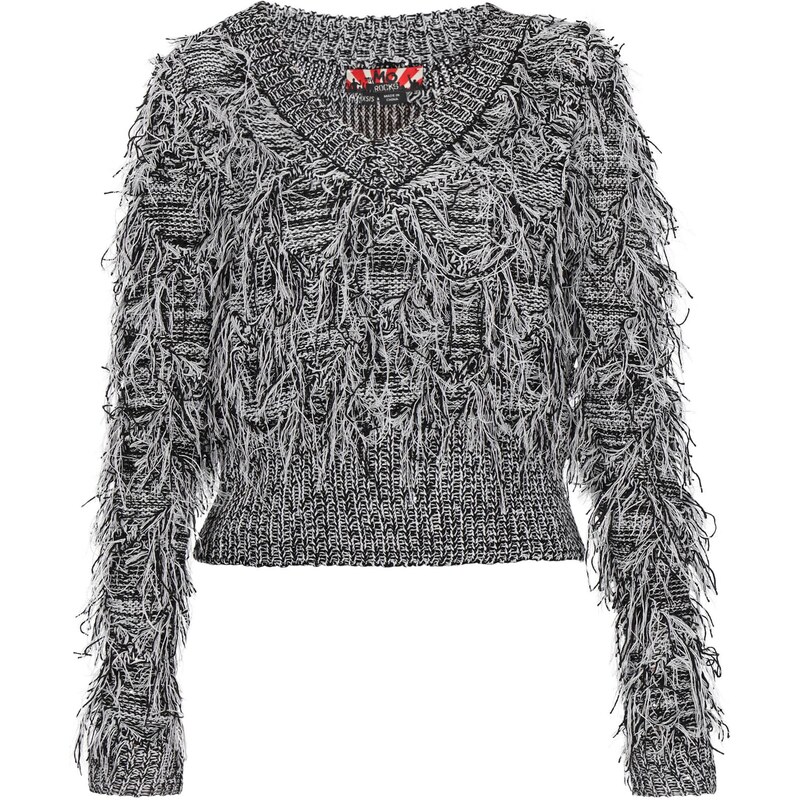 myMo ROCKS Sveter svetlosivá / čierna 66446370