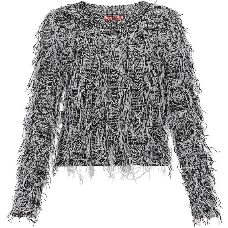 myMo ROCKS Sveter Young Fashion sivá / čierna 66446386