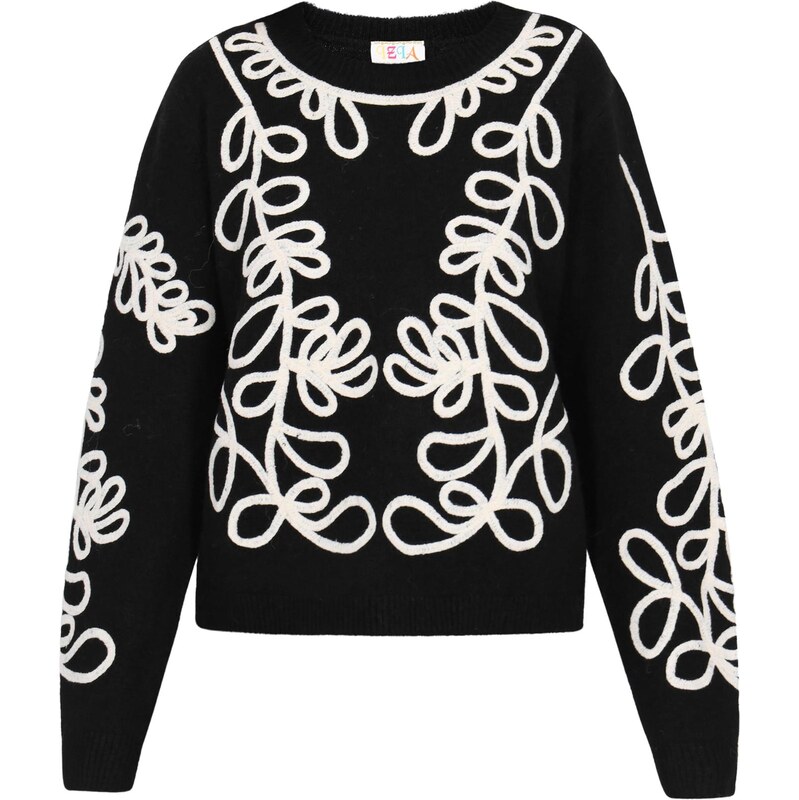 IZIA Sveter čierna / biela 66446477