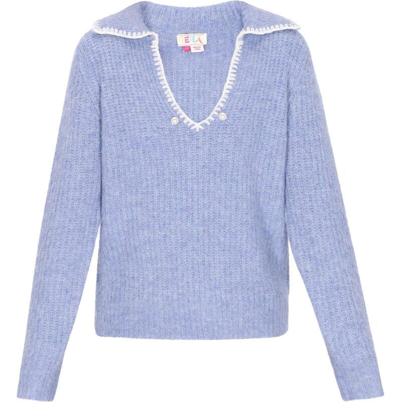 IZIA Sveter svetlomodrá / biela 66446524