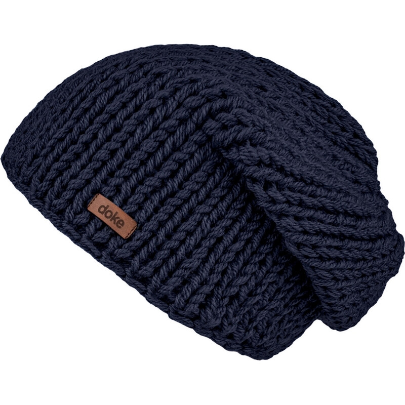 DOKE Pletená čiapka dark blue 66216516