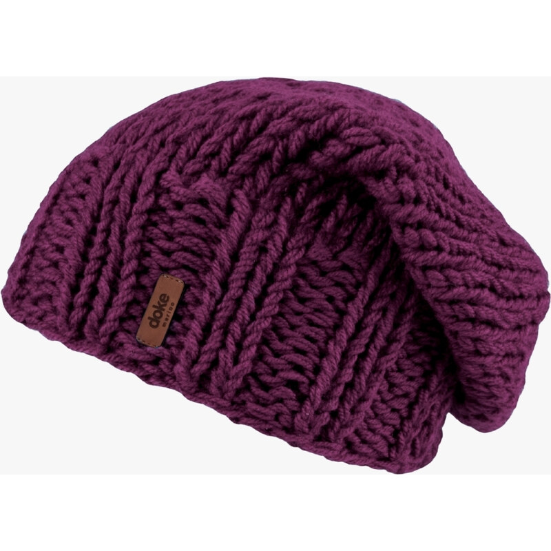 DOKE Merino pletená čiapka roy burgund 66216525