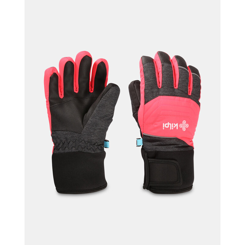 Detské lyžiarske rukavice Kilpi SKIMI-J ružová 66453933