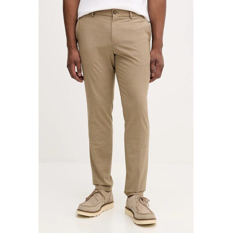 Nohavice s prímesou vlny BOSS P-Genius-CW-WG-261 66462010