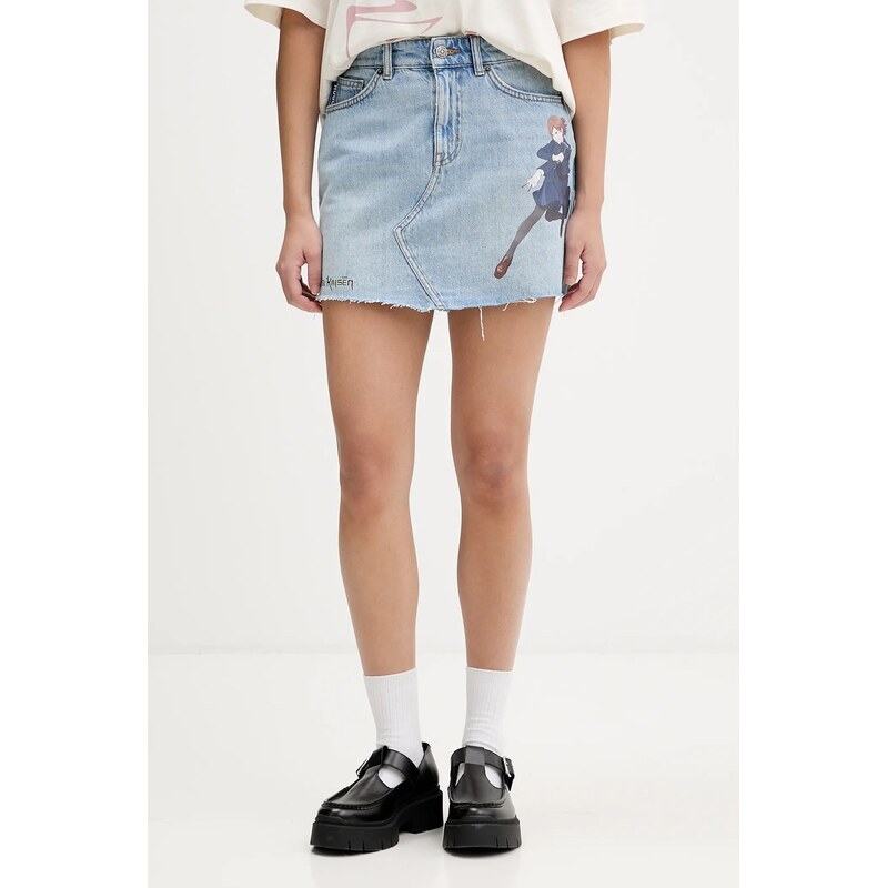 Rifľová sukňa Hugo Blue HUGO x Jujutsu Kaisen 67030199