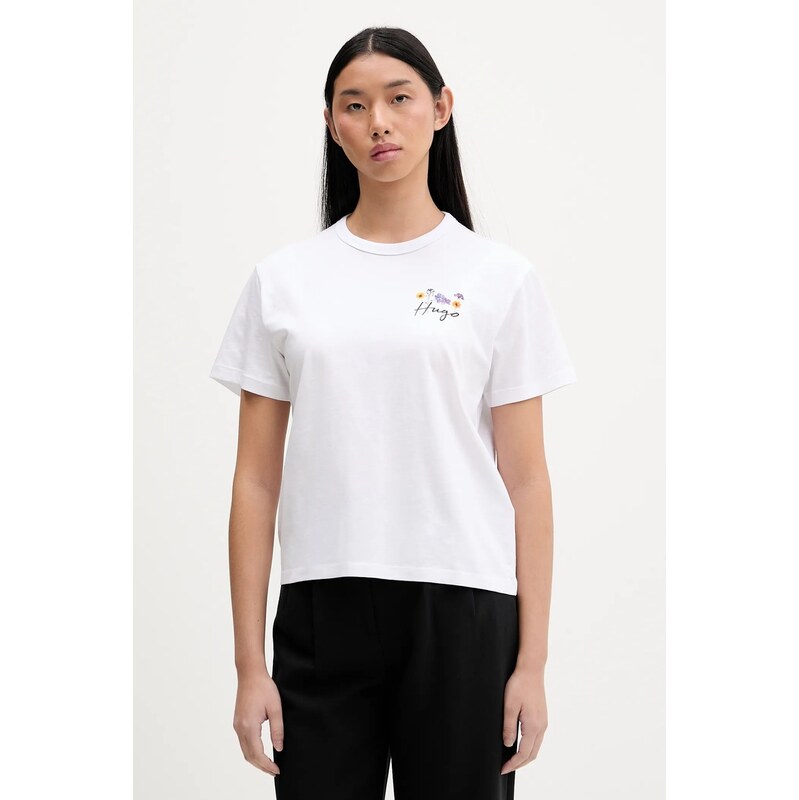 Bavlnené tričko HUGO Destrel_4 66461985