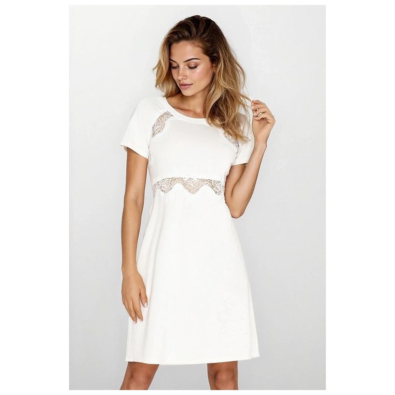 DKaren Dámska nočná košieľka Fabia ecru 5536578