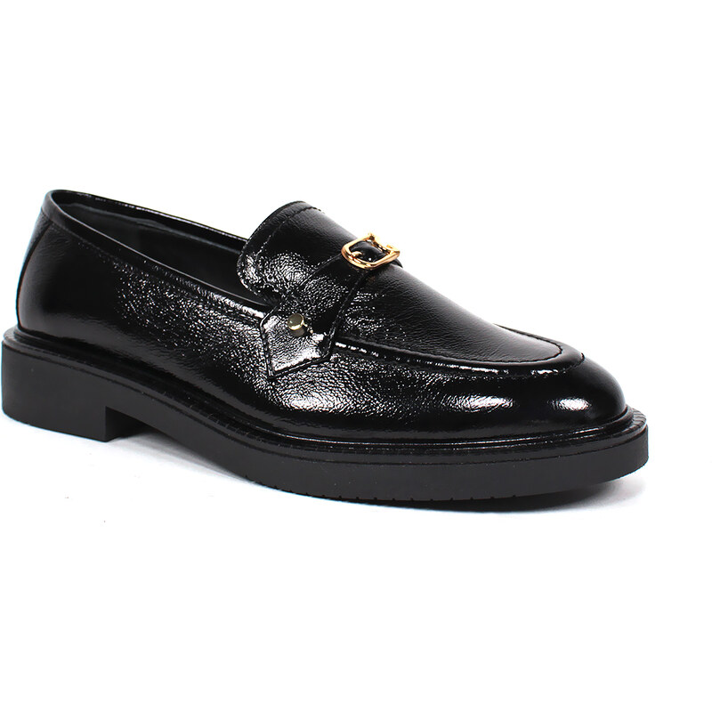 Dámske lakované mokasíny Secretshoes 66453559