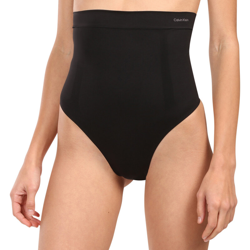 Dámske sťahovacia tangá Calvin Klein čierne (QF8116-UB1) 66453888