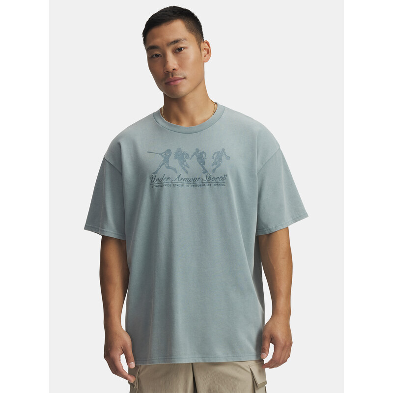 Mens Under Armour UA HWT ATHLETES OS SS-GRN - Mens T-Shirt 66552178