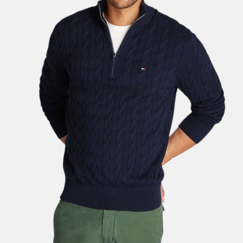 Úpletový svetr Tommy Hilfiger se zipem M56529 66454281