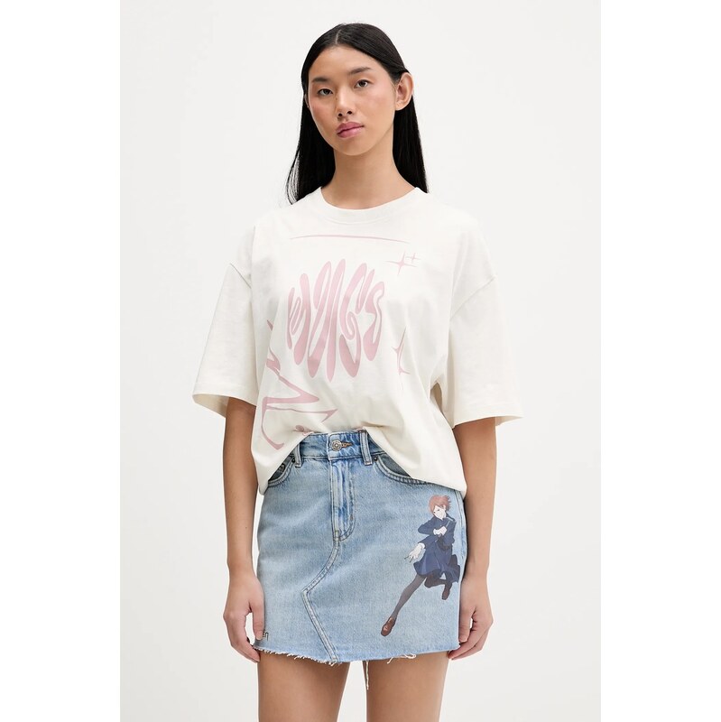Bavlnené tričko Hugo Blue Oversized_Tee_B_8 66509156