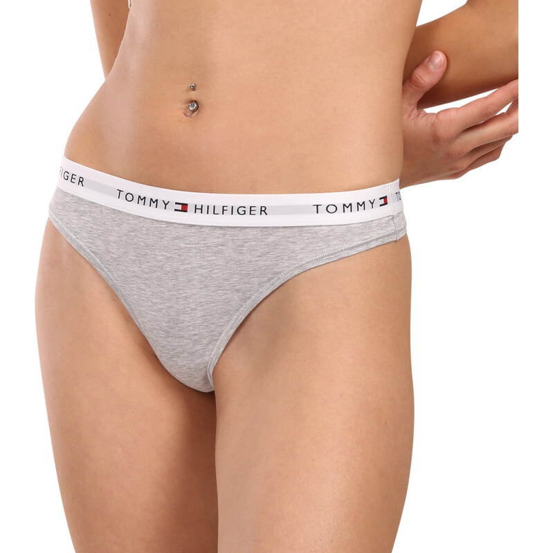 Dámske tangá Tommy Hilfiger sivé (UW0UW03835 P61) 66454831
