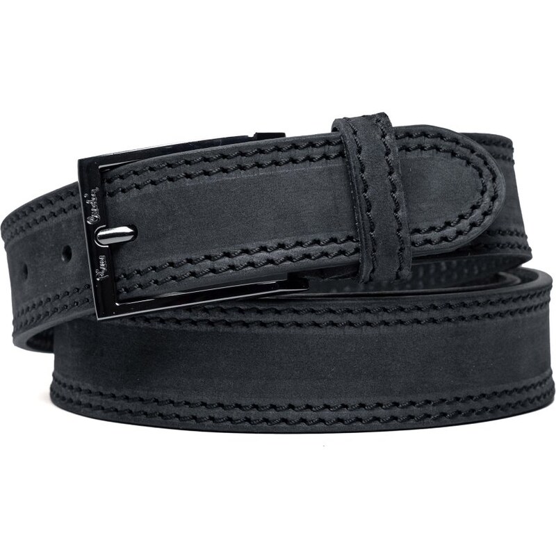 Pierre Cardin 203 Nero kožený opasok 66455235