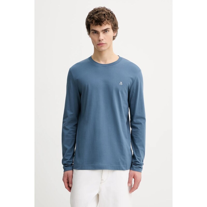 Bavlnené tričko s dlhým rukávom Marc OPolo 66455001