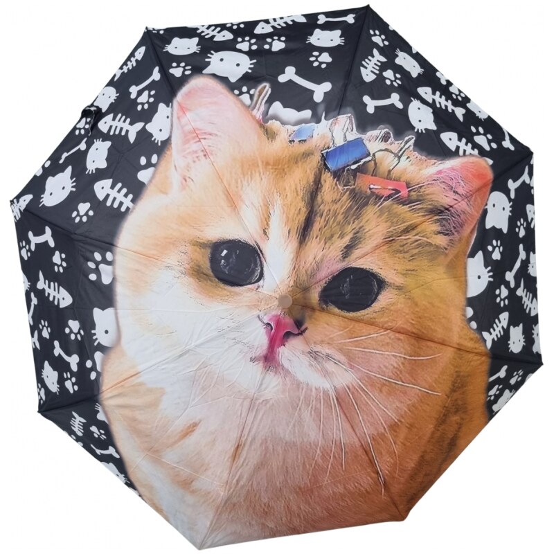 Katrins Fashion Dáždnik s mačkou 66455234
