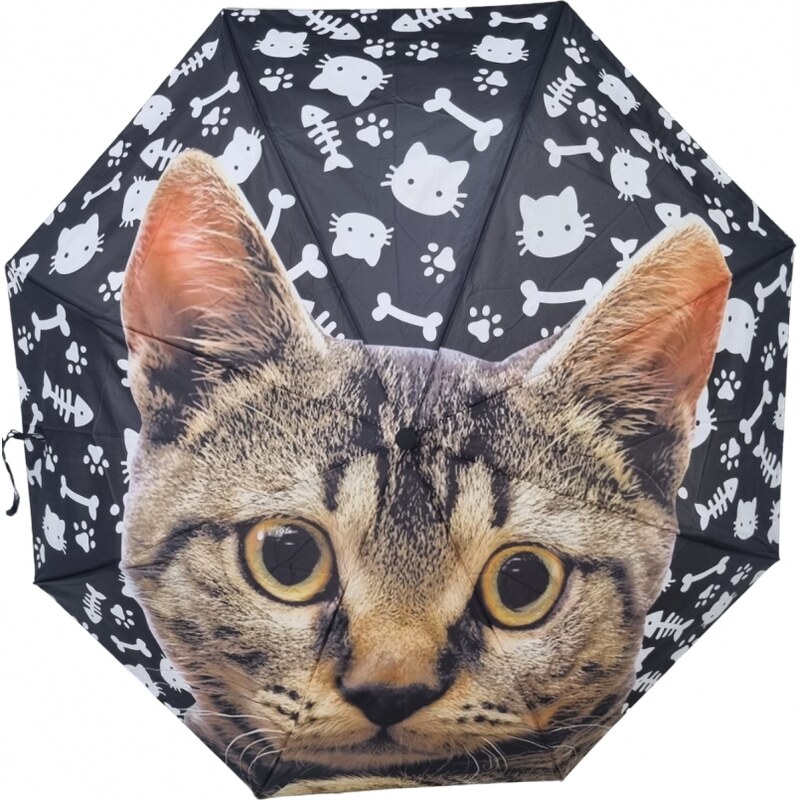 Katrins Fashion Dáždnik s mačkou 66455232