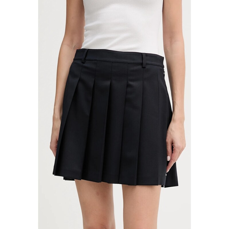 Sukňa s prímesou vlny Tommy Hilfiger 66462059