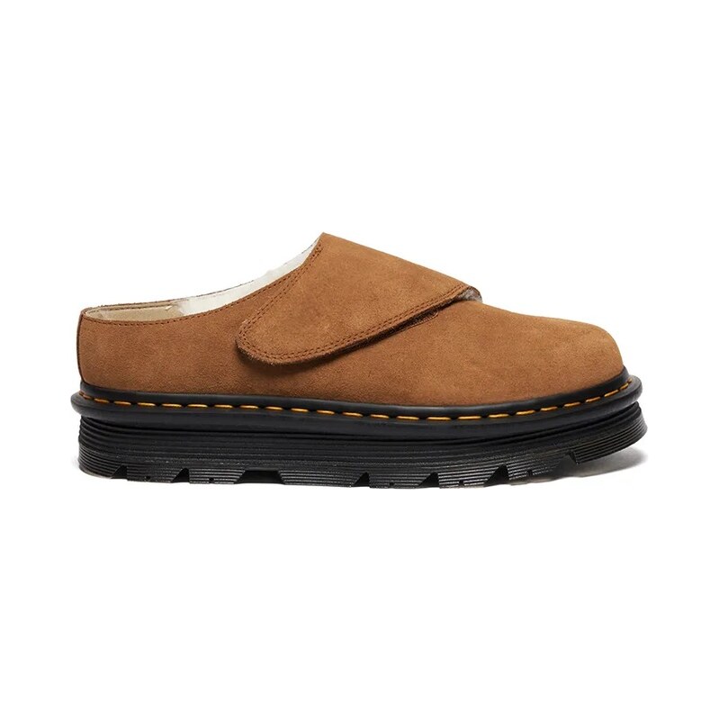 Kožené šľapky Dr. Martens ZebZag AnyWair Warm Lined Mule 66456010