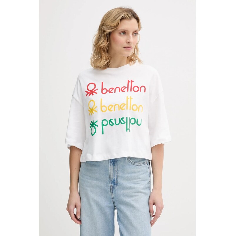 Bavlnené tričko United Colors of Benetton x Stranger Things 66461965