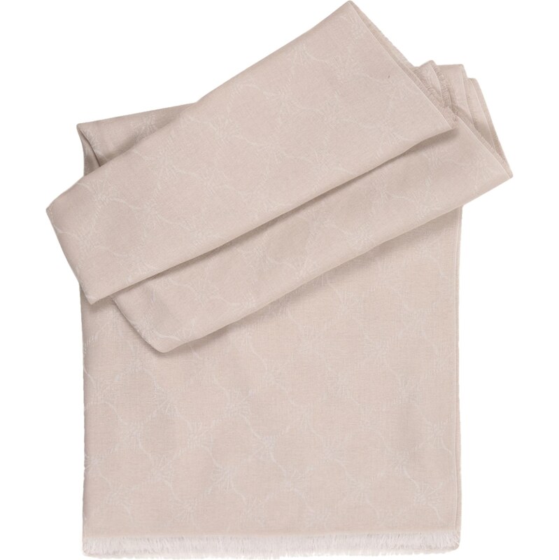 JOOP! Šál Ferdis brokátová / biela 66480697