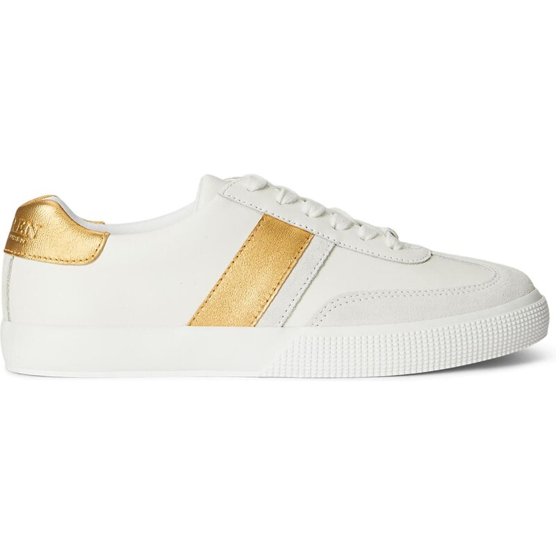 Lauren Ralph Lauren Nízke tenisky BRAYLEE zlatá / biela 66461719