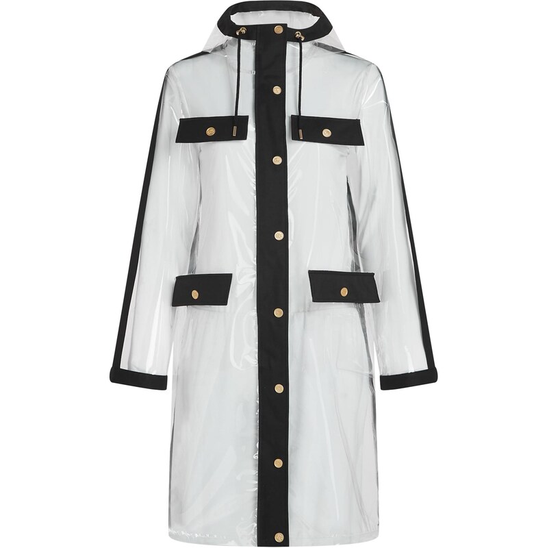 Karl Lagerfeld Funkčný kabát čierna / priehľadná 66461777