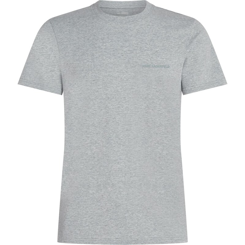 Karl Lagerfeld Tričko sivá melírovaná 66461802