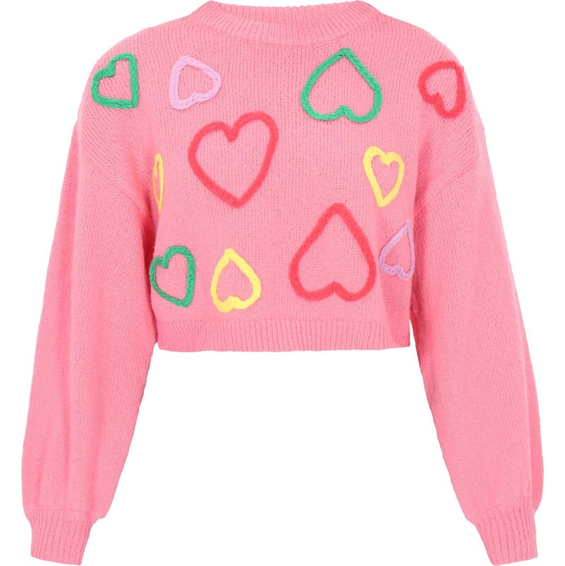 MYMO Sveter svetložltá / svetlozelená / ružová / fuksia 66461711